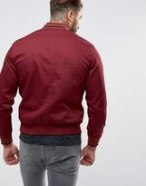 Thumbnail for your product : Fred Perry Tipped Bomber Jacket In Red