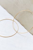 Thumbnail for your product : Urban Outfitters Sterling Silver + 18k Gold Plated Daryl Hoop Earring