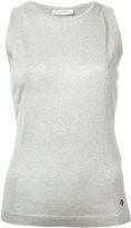Versace Collection - slim-fit tank - women - Polyester/Viscose - 46