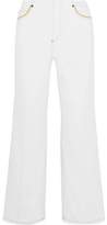 Thumbnail for your product : Sonia Rykiel Cropped High-Rise Wide-Leg Jeans