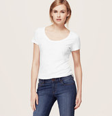 Thumbnail for your product : LOFT Petite Sunwashed Scoop Neck Tee