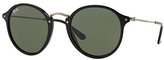 Thumbnail for your product : Ray-Ban Round Plastic/Metal Sunglasses