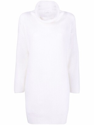 Bruno Manetti Knitted Roll-Neck Dress