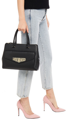 Love Moschino Logo-embellished Faux Leather Tote