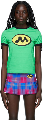 Mowalola Green Dropout T-Shirt - ShopStyle