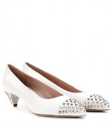 Thumbnail for your product : Miu Miu Studded leather pumps