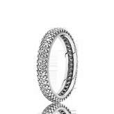 Thumbnail for your product : Pandora Cubic zirconia silver ring