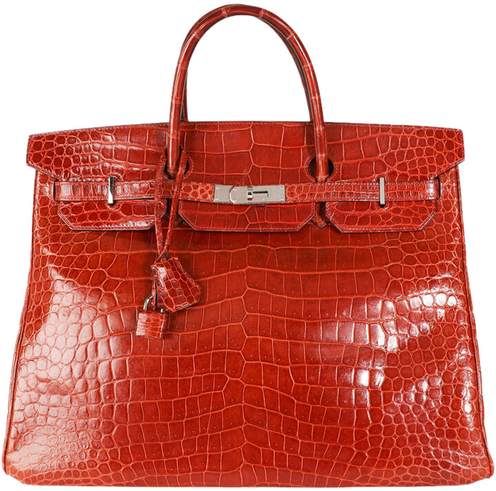 hermes red purse