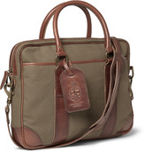 Thumbnail for your product : Polo Ralph Lauren Canvas and Leather Briefcase