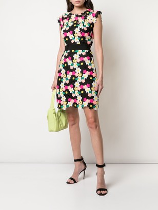 Milly Floral-Print Sleeveless Dress
