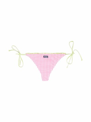 MC2 Saint Barth Lavinya gingham-check bikini bottoms