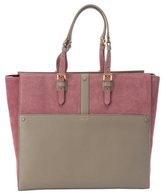 Thumbnail for your product : Giorgio Armani pink and dove leather large tote bag
