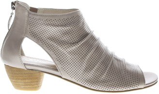 Spring Step Perforated Leather Booties - Avidra