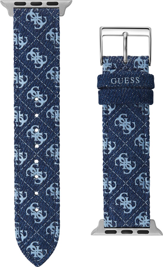 Guess Women's Logo Leather Apple Watch Band