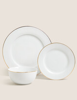 Thumbnail for your product : Marks and Spencer 12 Piece Gold Rim Dining Set