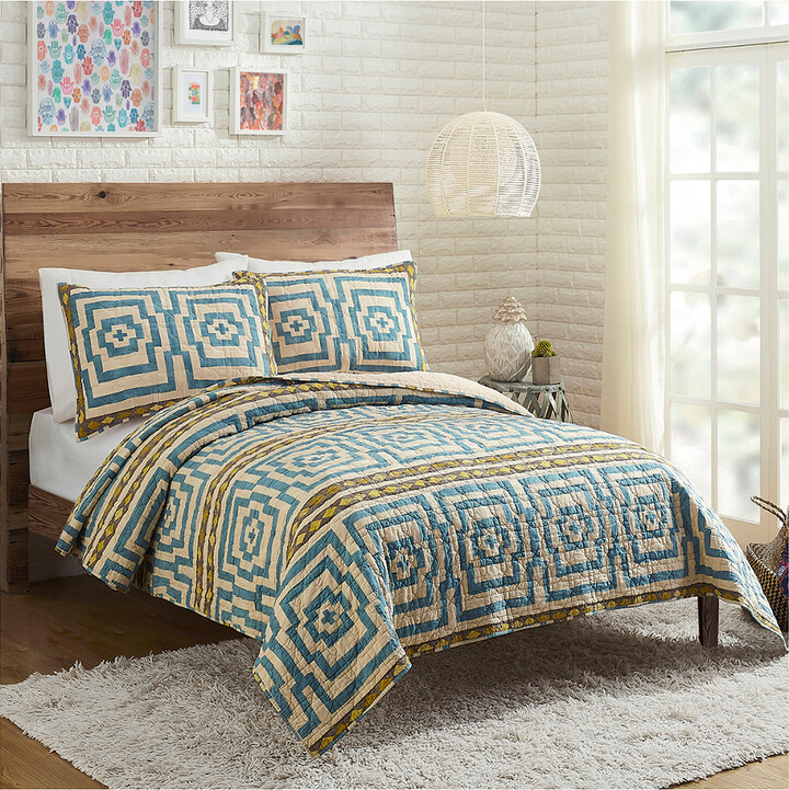 Justina Blakeney Hypnotic 3pc Quilt Set