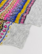 Thumbnail for your product : Boardmans Ladies multi coloured fairisle knitted scarf