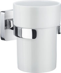 Orren Ellis Mertie Porcelain Tumbler and Tumbler Holder