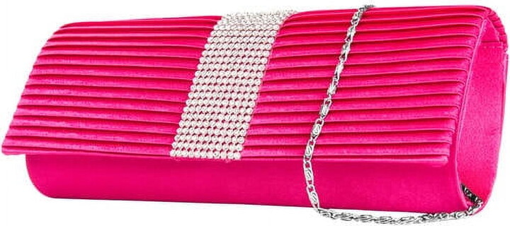 Vangoddy Palki Women's Elegant Clutch Wallet Purse (with Attachable Chain Shoulder Strap)