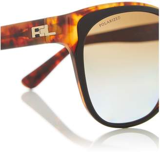 Polo Ralph Lauren Black RL8156 cat eye sunglasses