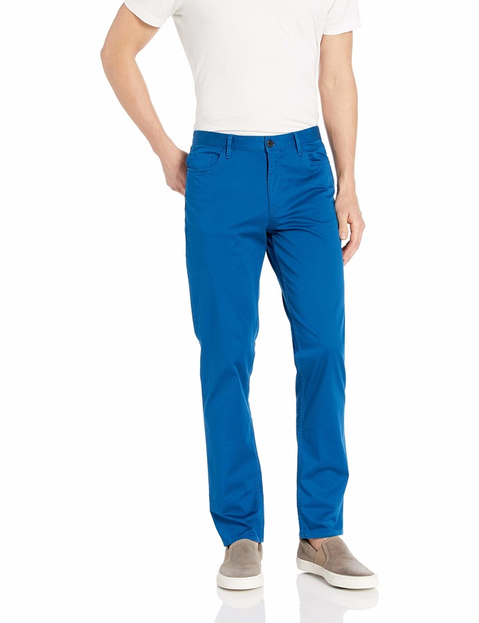 calvin klein men's stretch sateen casual pants