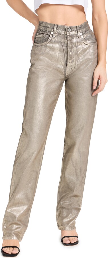 EB Denim High Rise Straight Jeans