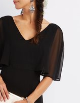 Thumbnail for your product : Charlotte Russe Flutter Sleeve Maxi Dress