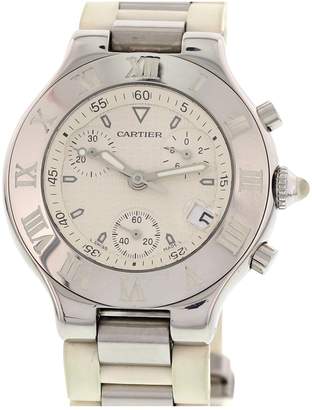 Cartier Chronoscaph 21 White Steel Watches