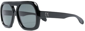 Emmanuelle Khanh Oversize Aviator Sunglasses