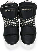 Thumbnail for your product : DSQUARED2 Kids Teen studded hi-top sneakers