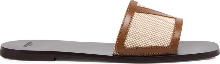 Valentino Garavani Viva Superstar Vlogo Canvas Sliders