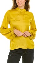 Thumbnail for your product : Trina Turk Willow Silk-Blend Top