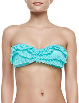 Thumbnail for your product : Juicy Couture Prima Donna Ruffled Bandeau Swim Top