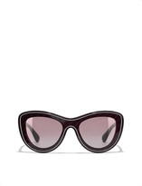 Thumbnail for your product : Chanel Butterfly sunglasses