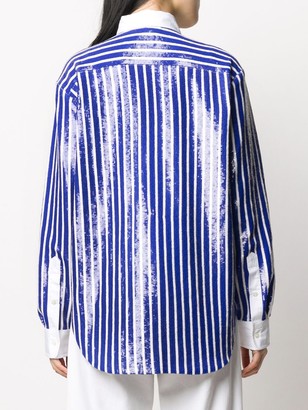 Polo Ralph Lauren Long Sleeve Sequin-Embellished Striped Shirt