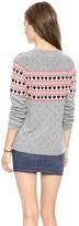 Thumbnail for your product : Chinti and Parker Cashmere Heart Yoke Sweater