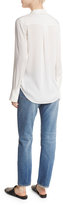 Thumbnail for your product : Vince Slim-Fit Stretch-Silk Blouse