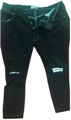 levis black trousers