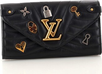 Louis Vuitton New Wave Long Wallet Limited Edition Love Lock Quilted  Leather - ShopStyle