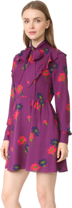 Tanya Taylor Spaced Out Floral Aubree Dress