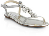 Thumbnail for your product : Jimmy Choo Night Crystal-Embellished Suede Sandals