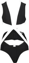 Thumbnail for your product : boohoo Peru Boutique Bandage Mono Swimsuit