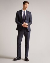 Thumbnail for your product : Ted Baker Slim Fit Check Suit Trouser