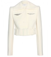 Thumbnail for your product : Carven Embellished wool-crepe jacket