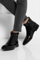 Thumbnail for your product : Jil Sander Patent-leather ankle boots
