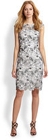 Thumbnail for your product : Monique Lhuillier Embroidered Lace Dress