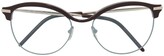 Thumbnail for your product : Marni Wayfarer Clear-Lens Glasses