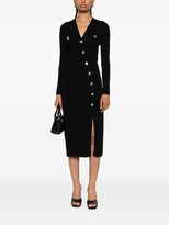 Thumbnail for your product : Pinko Asymmetric Knitted Midi Dress