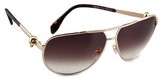 Thumbnail for your product : Alexander McQueen Aviator Sunglasses