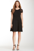 Thumbnail for your product : Rebecca Taylor Short Sleeve Jacquard Dress